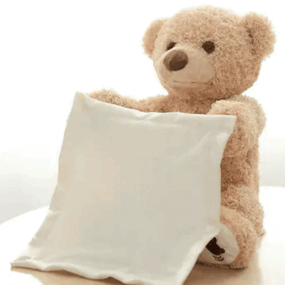 Doudou Cache-Cache Animé – L’ourson qui amuse et rassure votre enfant