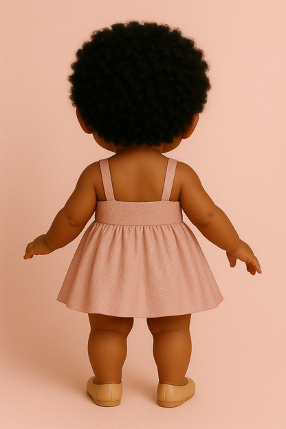Poupée Alta Gracia – Bébé Fille Robe Rose Pailletée