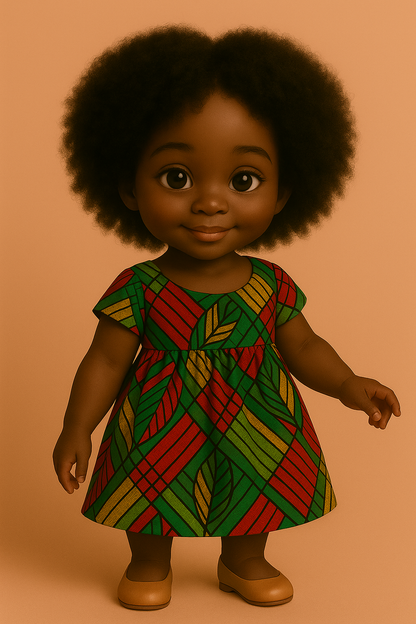 Amina – Poupée Béninoise Crépus et Couleurs
